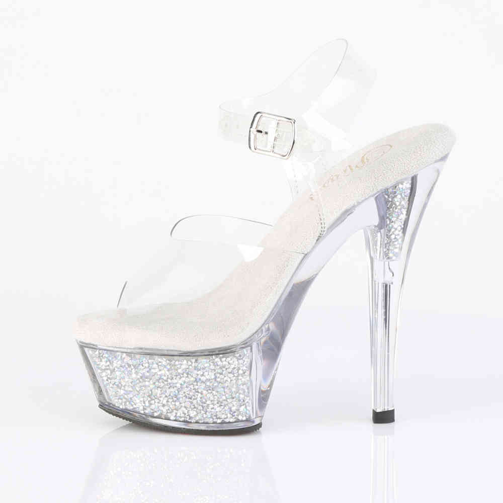 Pleaser - KISS208RSI KnöchelriemenSandale - Transparent Product image